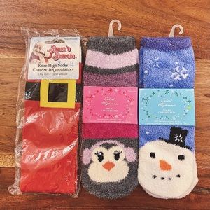 Holiday Themed Socks 3 pair set (Women)